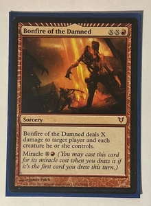 MTG Magic the Gathering Bonfire of the Damned (129/252) Avacyn Restored LP - Picture 1 of 1