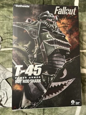 ThreeZero Fallout T-45 Hot Rod Shark Power Armor 1:6 Scale Action Figure - Image 1 of 4
