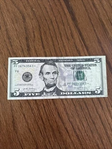 Special 5 Dollar Bill - Picture 1 of 1