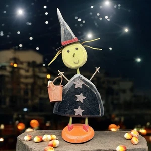 Primitives by Kathy Volkskunst knifflige Hexe Halloween Figur rustikal skurril - Bild 1 von 16