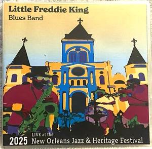 LITTLE FREDDIE KING 2025 New Orleans Jazz & Heritage Festival CD *NEW* - Picture 1 of 3