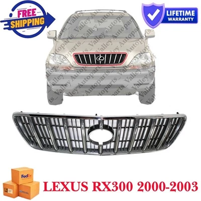 Gray Shell with Insert Fits 2000-2003 Lexus RX300 New Front Grille Assembly Foto 1 de 4