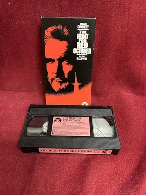 The Hunt For Red October (VHS 1990) Sean Connery | Alec Baldwin | John McTiernan Foto 1 de 4
