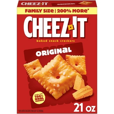 Cheez-It Original Cheese Crackers, Baked Snack Crackers, 21 oz - Image 1 of 4