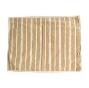 Lauren Ralph Lauren Rue De Artistes Ticking Stripe standard Sham twill tan cream - Picture 1 of 4