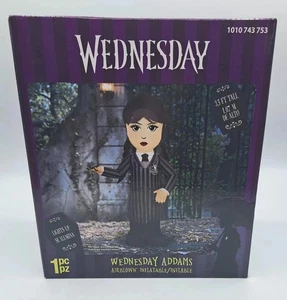 Wednesday Addams Air blown Inflatable Halloween Decoration 3.5' Gemmy New - Picture 1 of 5