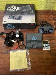 NEC PC Engine Core Grafx Console Japan Boxed Tested C92 - Picture 1 of 13
