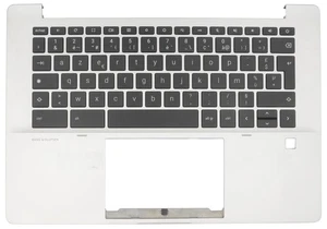 Oryginalna klawiatura francuska z podparciem dłoni HP ELITE C640 G3 CHROMEBOOK 14 podświetlana dioda LED - Zdjęcie 1 z 2