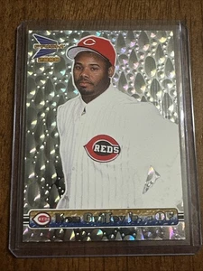 Ken Griffey Jr 2000 Pacific Prism Silver Drops #133 Cincinnati Reds - Picture 1 of 2