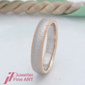 CHRISTIAN BAUER-Trauring/Partnerring/Ehering-950 Palladium/18K Rotgold - NEU ! - Bild 1 von 7