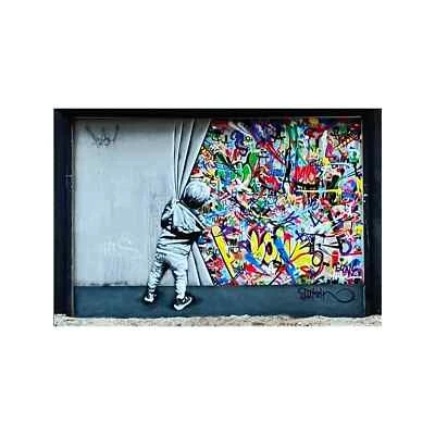 MARTIN WHATSON за занавеской Wynwood стены открытка STREETART Марта Купер - Изображение 1 из 3