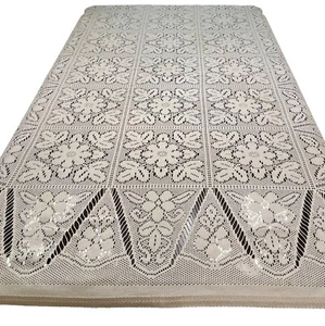 Colcha Colcha Columbine Cody Crochet Twin 68” X 90” 100% Algodón Clásica - Imagen 1 de 9