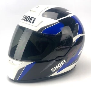 Vintage 1999 SHOEI RF Yamaha Full Face Helmet Racing Color Block Graphic Size M - Picture 1 of 8