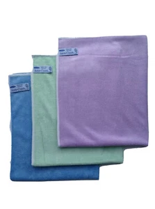 3 Aqua Clean Mikrofaser Bodentücher Aufnehmer Bodentuch blau, flieder und grün - Bild 1 von 2