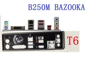 1pcs I/O Shield Backplate ROR MSI B250M BAZOOKA MOTHERBOARD IO BackPlate - Afbeelding 1 van 1