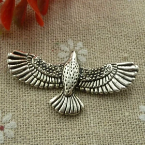 Free Ship 44 pcs tibetan silver hawk Flatback stick sin agujero 44x23mm L-1159 - Imagen 1 de 4