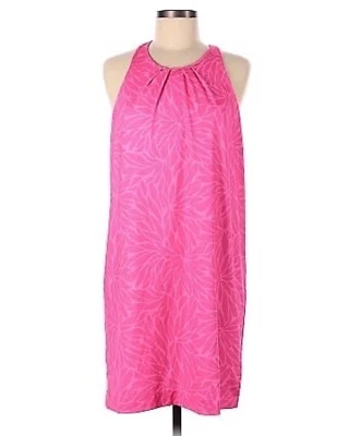 NEW Vineyard Vines Womens Size XS Pink Floral In Full Bloom Sankaty Swing Dress - Image 1 of 4