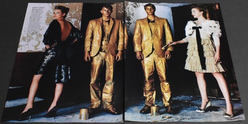 LOUIS VUITTON（LV） 2004 Stampa Annuncio Tacchi Sexy Gambe Lunghe Moda Donna Brunette Louis Vuitton Abito Art