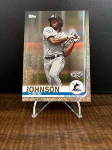 2019 Topps Pro Debut - Osiris Johnson - Gold - GCL Marlins - #17/50 - #166