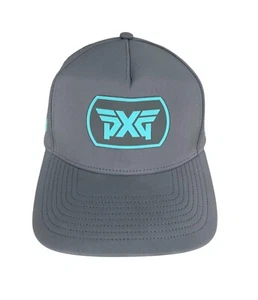PXG Mens Dog Tag 5 Panel High Crown SnapBack Gray Hat OSFM Excellent Condition - Picture 1 of 6