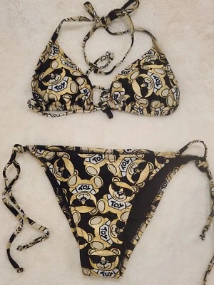 Moschino Women's Swimwear Teddy Bear Bikini Set sz 10 (L) - Image 1 of 4