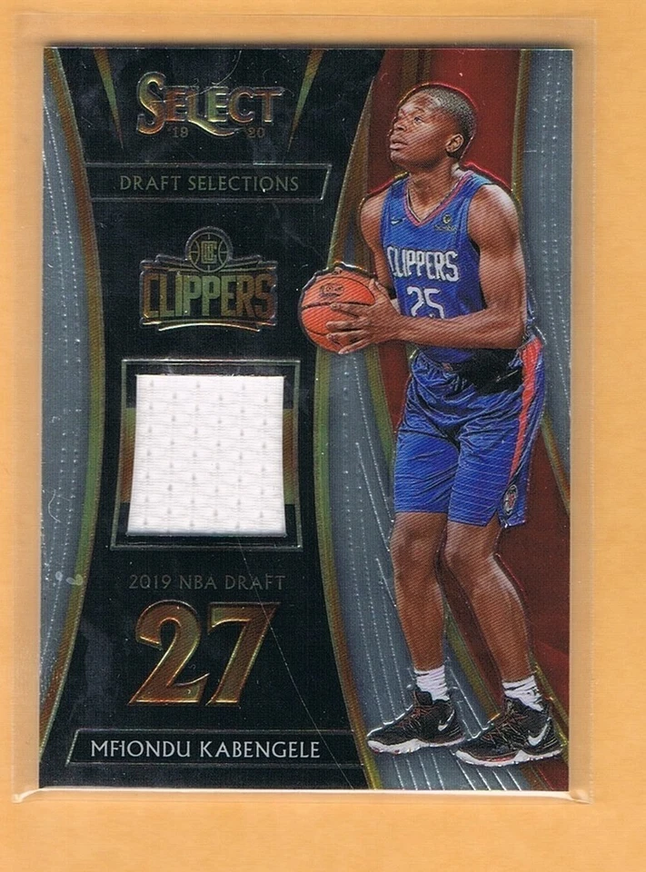 2019-20 Select Mfiondu Kabengele Jersey Rookie Los Angeles Clippers RC - Image 1 of 1