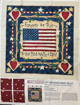 DAISY Kingdom -let Freedom Ring painel de colcha rápida #4782 para molas, 36" com x 45" - Imagem 1 de 2