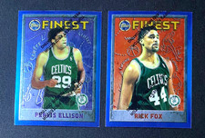 ( 2 ) 1995-96 TOPPS FINEST BASKETBALL   CELTICS   PERVIS ELLISON & RICK FOX