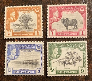 1949 Bahawalpur Silver Jubilee SG39-42 MH - Picture 1 of 2