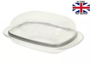 New Clear Plastic Butter Dish Container Box with Lid High Quality Fast Delivery - Picture 1 of 3