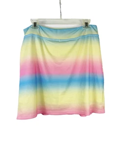 Jack Smith Golf Pickleball Skort Pleated Colorful Stripe Pull On Skirt Size XL - Picture 1 of 9