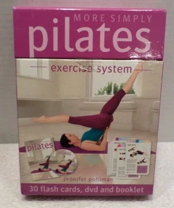 More Simply Pilates Exercise System: DVD, Booklet & Flash Cards Jennifer Pohlman - Imagen 1 de 5