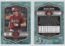 2009 Upper Deck A Piece of History Green /150 Adam Dunn #4