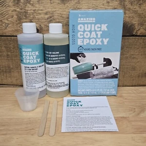 Alumilite Amazing Quick Coat Epoxy High Gloss 16oz Brand New - Picture 1 of 9