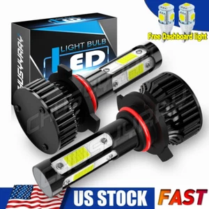 9005 HB3 LED Headlight Super Bright Bulbs Kit White 6500K 120000lm High/Low Beam - Picture 1 of 13