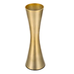 Metallic Vase Messing Vase Getrocknete Vase Gold Vase Hydrokultur Vase - Bild 1 von 12