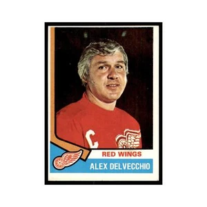 Alex Delvecchio 1974 Topps #222 Hockey Cards Hockey Card EX - Picture 1 of 3