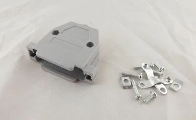 10pcs Plastic Hood Cover Backshell & Screws for D-Sub D-SUB DB25 25 Pin HD25 DIY - Image 1 of 4