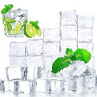 30Pcs 20/25Mm Fake Artificial Acrylic Ice Cube Crystal Clear Square Cube Decor