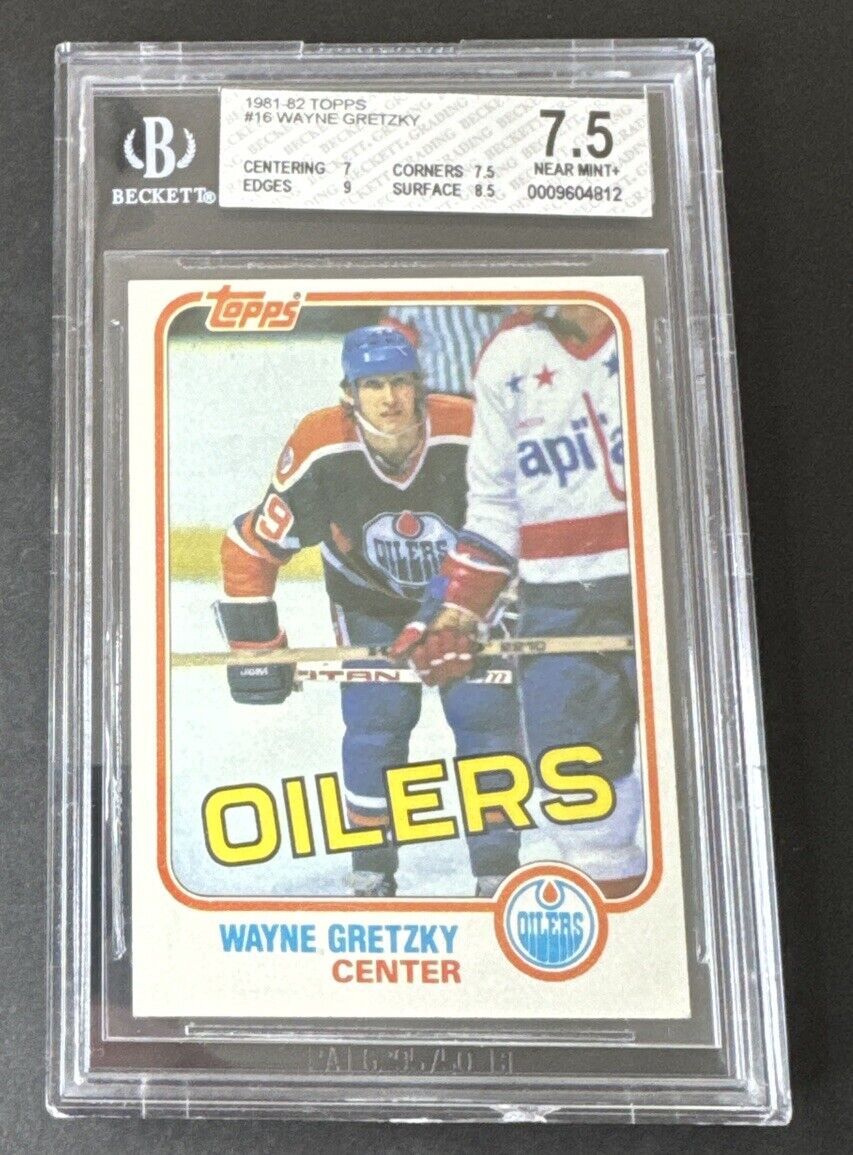 1981-82 Topps #16 Wayne Gretzky BGS 7.5 near mint Edmonton Oilers