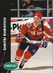 1991-92 (CAPITALS) Parkhurst French #189 Dimitri Khristich