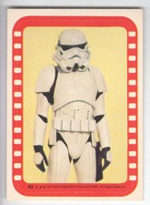 1977 Topps Star Wars STICKER Trading Card #43 Stormtrooper of the Empire (NM-MT)