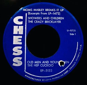 MOMS MABLEY Breaks It Up~Rare Comedy Ep 45~CHESS #EP-5133 - Only One On Ebay! - Imagen 1 de 2