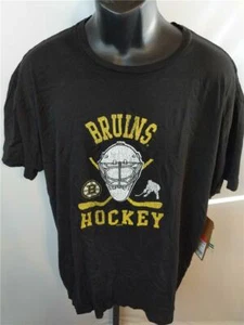 New Boston Bruins Mens Sizes Small-Medium S-M Black Retro Brand Shirt MSRP $34 - Picture 1 of 5