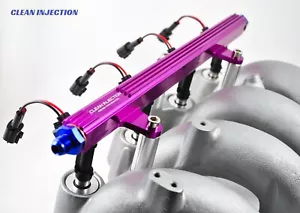 fit Nissan 180sx 240sx s13 SR20 SR20DET 650cc bosch Turbo Fuel Injectors rail - Picture 1 of 4