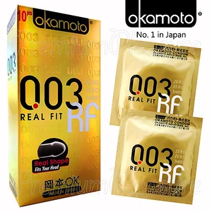 Okamoto OK 003 Real Fit condoms * Ultra Thin Feel 0.03 * Retail box of 10 PCS - Picture 1 of 1