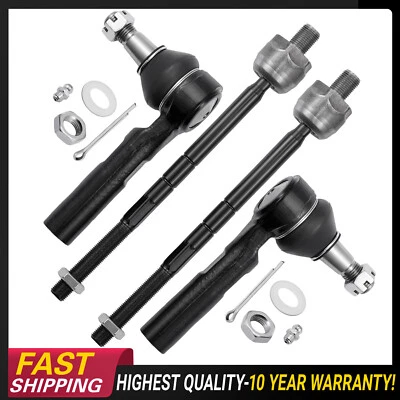Front Inner and Outer Tie Rod Ends for Ford Explorer Ranger Mazda B2300 B2500 Foto 1 de 4