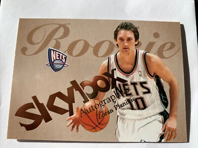 2003-04 SKYBOX AUTOGRAPHICS CARD #56 ZORAN PLANINIC ROOKIE 1199/1500 Nets NMMT - Image 1 of 2