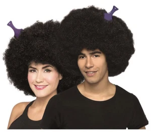 Halloween Afro Wig 70s Disco Fro Costume Party Cosplay Rock Roll Randy Moss 10 - Picture 1 of 12