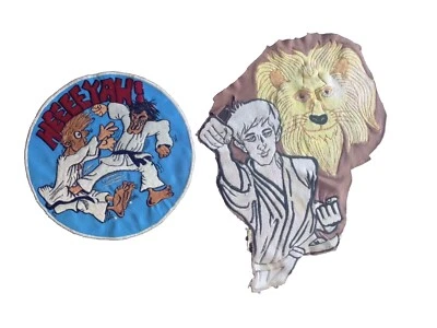 martial art patch Lot (2)  Kung Fu Karate Vintage Big Patches Rare 70s 80s - Image 1 of 4